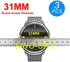 SINO-SKY [ 3-Pcs Universal Round Smart Watch HD Screen Protector,Anti-Scratch, Anti-Fingerprint, Bubble Free (31mm)