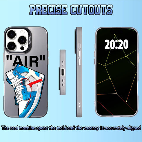 SRPHUAV 13 13 Cool Luxury Phone Case for iPhone Case for Boys,Men Classic Sneaker Design,Aesthetic Street Shockproof