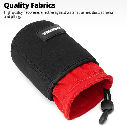AMBITFUL Lensball Bag, Thick Protective Neoprene Lens Pouch for DSLR Camera Lens - Fits Nikon, Sigma, Sony, Fuji,