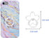 Transparent Oriental Cherry Cell Phone Ring Holder - 360 Rotation Clear Cherry Blossom Grip Stand