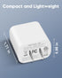 20W Fast Charger for iPhone 15/15 Pro Max, iPad Pro 12.9/11 inch, 2 Pack Fast Wall Charger Block with 10FT USB C to C