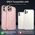 MOCCA Magnetic iPhone 12/12 Pro Case, Compatible with MagSafe, Slim Shockproof Translucent Protective Case