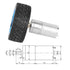 6V 4W 280RPM 65mm DC Gear Motor with Encoder, High Torque Metal Gear Reduction Motor with Wheels for DIY Robotics