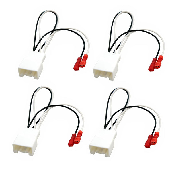 4 Pack 72-5602 Car Door Speaker Wiring Harness Plug Connector for 2011-2021 Ford F-150 Fusion Escape Focus Bronco