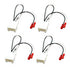 4 Pack 72-5602 Car Door Speaker Wiring Harness Plug Connector for 2011-2021 Ford F-150 Fusion Escape Focus Bronco