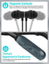 200H Headset Neckband Bluetooth Headphones, Long Playtime Wireless Stereo Neckband Earbuds with Microphone, Waterproof