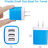 HOOTEK USB Charger Plug, 2Pack 3.1A Multi Port Wall Charge Adapter for iPhone 16e/16/15/14/13 Pro Max/12/XS/X iPad