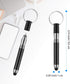 Outus 4 Pieces Mini Stylus Pen with Keyring Loop 3-in-1 Accessory Bullet Capacitive Keychain Stylus Tablet Pen Touchscreen Stylus Pen