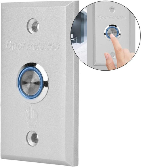 Sonew Door Push Release Switch Exit Button with Indicator Light for Access Control System