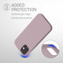 kwmobile 12 12 Case Compatible with Apple iPhone / iPhone Pro Case - Soft Slim Protective TPU Silicone Cover - Nude