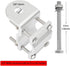 HYS Truck Antenna Mirror Mount Bracket | Heavy Duty Aluminum Single Groove Mirror Roll Bar/Mirror Mounting with