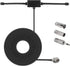 AEDIKO FM Radio Antenna Adhesive Mounting FM Radio FM Dipole Antenna for Stereo