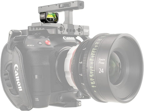 Wooden Camera Bubble Level for Leveling Equipment, with Anti-Twist Locating Pin, 1/4"-20 Mounting Screw for Camera,
