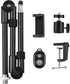 Andoer ST-01 1/4 Inch 3kg Flexible Foldable Desk Mount Stand Metal Bracket Screw Load Capacity with Flexible Ballhead