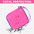 PAIYULE Kid Camera Case Compatible with Instant Camera, Storage Holder Bag for Kids Digital Video Cameras (Bright Pink)
