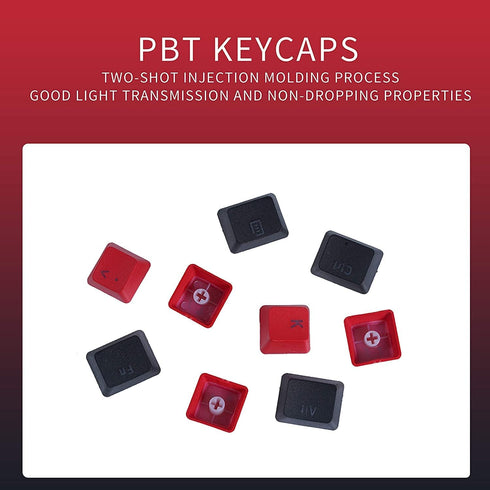 PBT Keycaps 60 Percent, 61 Keycaps OEM Profile Custom Keycaps with Key Puller for Cherry MX Switches