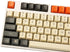 YMDK Carbon Top Print Keycaps for 60 87 104 Key OEM Profile MX Mechanical Keyboards (Only Keycap) - 87