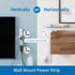 Extension Cord 25 ft, NTONPOWER Long Surge Protector, 15A Heavy Duty Power Strip with 7 Outlets
