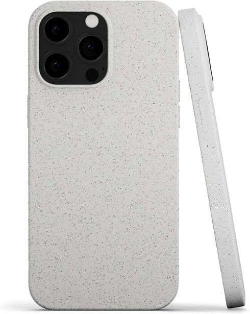 EMF Protection Liquid Silicone Shungite Case for iPhones, 5G Shield Reduction, Lightweight Back Cover (Beige, 13)
