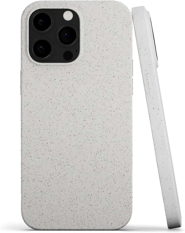 EMF Protection Liquid Silicone Shungite Case for iPhones, 5G Shield Reduction, Lightweight Back Cover (Beige, 13)