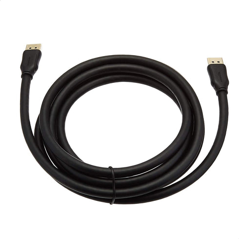 1.4 8K@60Hz, 4K@120Hz, 32.4Gbps HBR3, 3D, 10 Amazon Basics DisplayPort Cable, High-Speed, Dynamic HDR and Gold-Plated