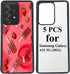 JUSTRY 5PCS Phone Case Covers for Samsung Galaxy A52 5G (2021), Easy to Sublimate DIY, 2 in 1 Soft Rubber TPU