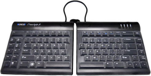 Clear Silicone Keyboard Cover for Kinesis Freestyle2, Anti-Dust Skin Protector for Ergonomic Keyboards