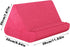 Soft Tablet Stand Pillow with Pocket, Adjustable 3 Viewing Angle, Lazy Holder Stand for Bed Sofa, Compatible with