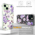 ENDIY 15 Compatible for iPhone Cases with Design, Cute Transparent Phone Case for Women Girls Girly with Heavy Duty