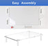 YestBuy Acrylic Monitor Stand Riser, Clear Computer Stand for Laptop, iMac, PC, Printer, Ergonomic Desk Riser