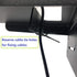 Jingchengmei Portable Electronic Device Mount, Black Wall Mount Bracket for PTZ Cameras, 8 Pounds Capacity