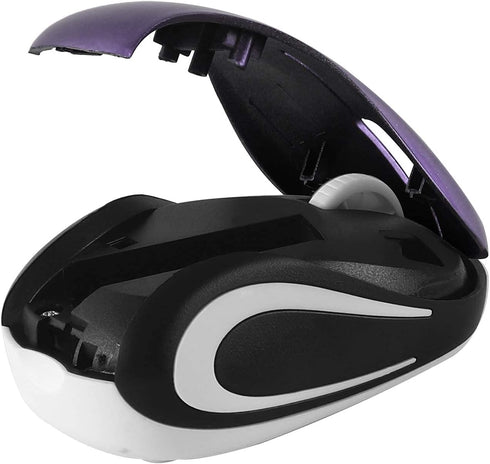 elec Space Mini Wireless Mouse for Kids, Portable Cordless Mice with USB Receiver, Purple