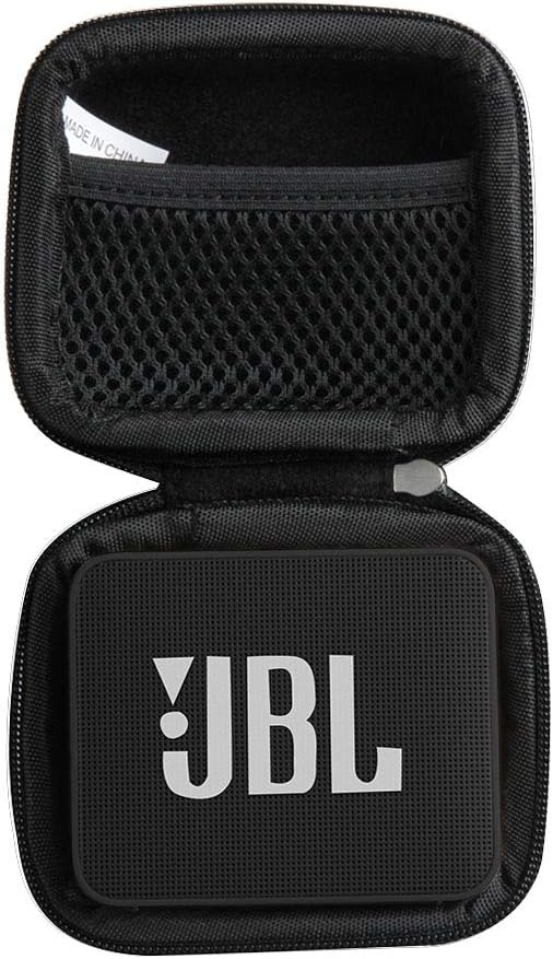 Hermitshell Travel Case for JBL GO2, Waterproof Ultra Portable Bluetooth Speaker (Black)