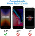 JETech Tempered Glass Screen Protector for iPhone SE 3/2 (2022/2020 Edition), 4.7-Inch, 3-Pack