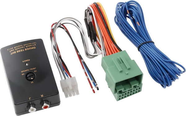NuIth Add Amp Amplifier Subwoofer Interface Kit for 2014-2021 GM Vehicles, Chevy GMC Camaro