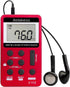 Retekess V112 AM FM Portable Pocket Radio, Digital Tuning Stereo, Rechargeable Battery, with Headphones, for Walking