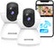 CiKiKWXO 2.4&5G WiFi Indoor Security Camera, 2K HD Pan/Tilt Cameras for Home Security,