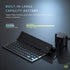 Foldable Bluetooth Keyboard, Portable Travel Keyboard for iPhone 15 Pro Plus/Xs/max/x/14/13/12/11/iPad, Black