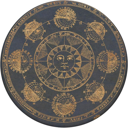 Celestial Mystical Moon Sun Magic Stars Luna Spiritual Women PopSockets Standard PopGrip