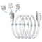 AICase Magnetic Charging Cable, Super Organized Retractable Fast Charging Cable, 3 in 1 Self Winding Phone Cable with