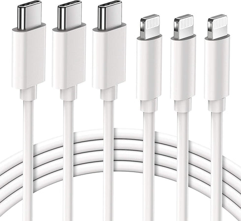 Quntis USBC to Lightning Cable for iPhone 3FT, 3Pack USB-C Charging Cable, MFi Certified for iPhone 14 13 12 Mini Pro
