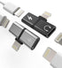 2-Pack iPhone Headphone Adapter: 2-in-1 Lightning Splitter for Audio & Charge, Compatible with iPhone 13, 12, 11 Pro