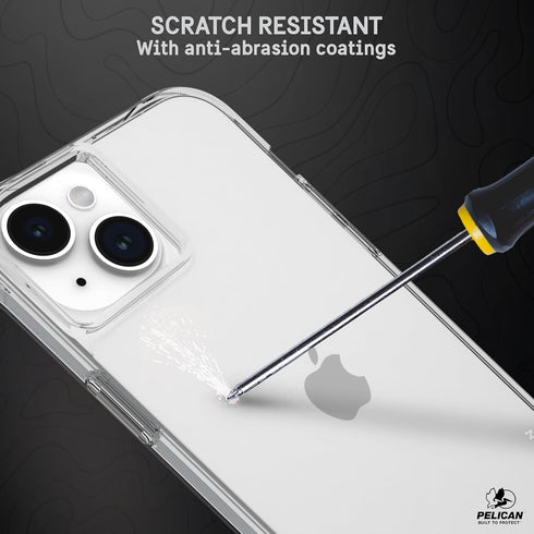 Pelican Ranger Series Case for iPhone 15 Plus 6.7", Wireless Charging Compatible, Anti-Yellow, 12ft Drop Protection
