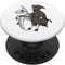 PopSockets Swappable PopGrip - Grimly Unicorn Skeleton Rider Riding Ghost Grim Reaper