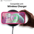 LOVE 3000 Premium Silicone Case for iPhone 14 Pro, Soft Anti-Scratch Microfiber Lining, Hot Pink