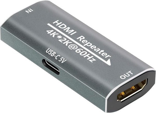 Sitechylor HDMI Repeater 4K 60Hz hdmi 2.0 Signal Booster Amplifier Extender with Power