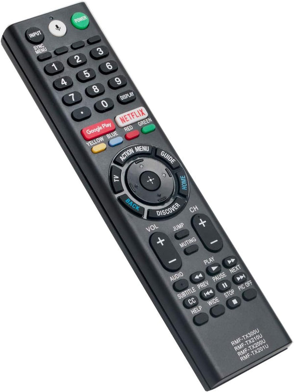Voice Remote Control Replacement for Sony Smart TV XBR-49X700D, XBR-55X700D, XBR-65X750D, XBR65X850E, XBR75X850E,