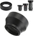 49mm/52mm/55mm/58mm, Universal Camera Lens Hoods Fits for Collapsible Rubber Digital Lens Hood DSLR Lens Shade
