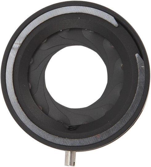 Yscryptoline 12 1.2 18mm Adjustable Iris Aperture Diaphragm, Manual Lens Adapter with Blades, to Aluminum Alloy Iris