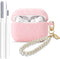 for Airpods Pro 2nd Generation Case Cover with Cleaner Kit, Silicone Skin Airpod Pro Protective Case with Luxury Pearl Keychain for IiPods Pro 2/1 Case 2023 2022 2019